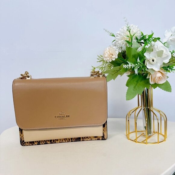 Coach CB900 Klare Crossbody In Colorblock IN lvory Multi - Picture 2 of 6